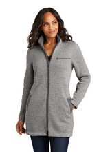 Load image into Gallery viewer, Port Authority® Women's Arc Sweater Fleece Long Jacket
