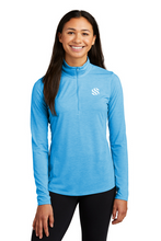 Load image into Gallery viewer, Sport-Tek ® Ladies PosiCharge ® Tri-Blend Wicking 1/4-Zip Pullover
