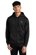 Load image into Gallery viewer, Sport-Tek® Sport-Wick® Fleece Full-Zip Hooded Jacket
